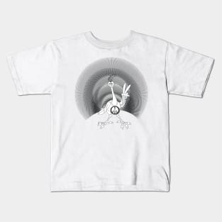 Peace-Cock Kids T-Shirt